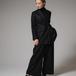 YUUGA 1st collection #1 #2 ダブルブレストテーラードジャケット ワイドスラックス セットアップ