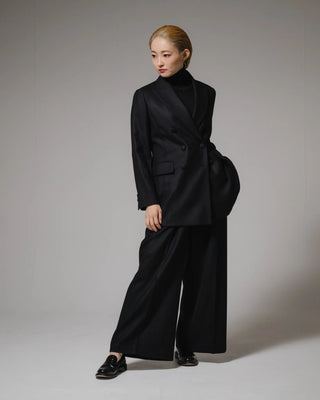 YUUGA 1st collection #1 #2 ダブルブレストテーラードジャケット ワイドスラックス セットアップ