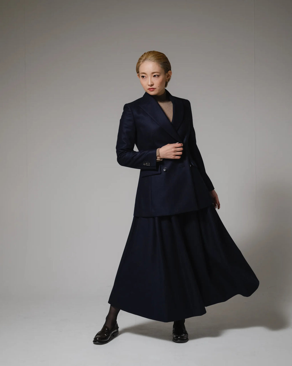 朝*裕様 【希少】エルメス カシミヤ混ダブルブレスト　テーラード 32年物　ビン Named collection Artoria Double breasted ダブルブレスト