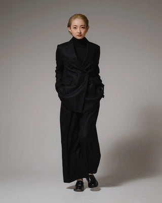 YUUGA 1st collection #1 #2 ダブルブレストテーラードジャケット ワイドスラックス セットアップ
