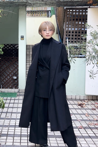 YUUGA Named collection Integral MTR ウールカシミヤ オーバーコート