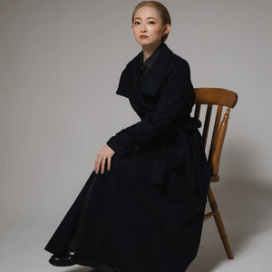 Named collection Void MTR ピュアカシミヤ スタンドカラーコート – YUUGA Named collection Void MTR ピュアカシミヤ スタンドカラーコート – YUUGA