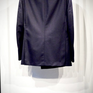 YUUGA Men ダブルブレスト テーラードジャケット 4B CANONICO Flannel 水牛