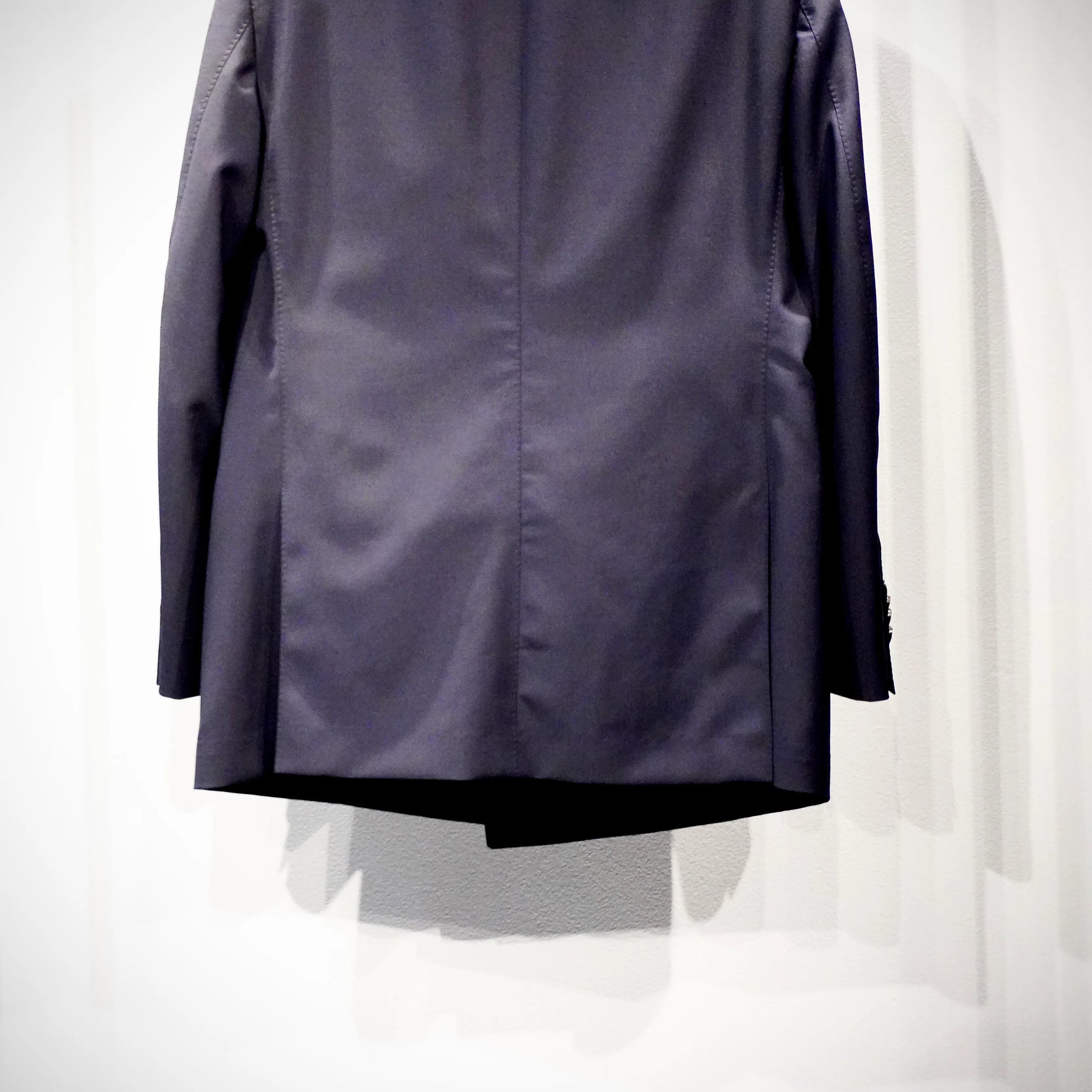 YUUGA Men ダブルブレスト テーラードジャケット 6B SMITH WOOLLENS SUPER KID MOHAIR 水牛